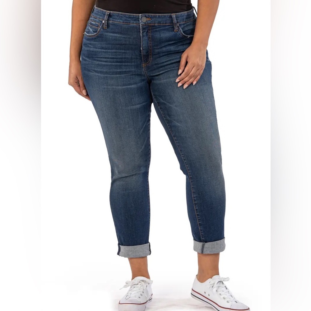 Kut From the Kloth Women’s Catherine Boyfriend Cut Jeans, Size 16W